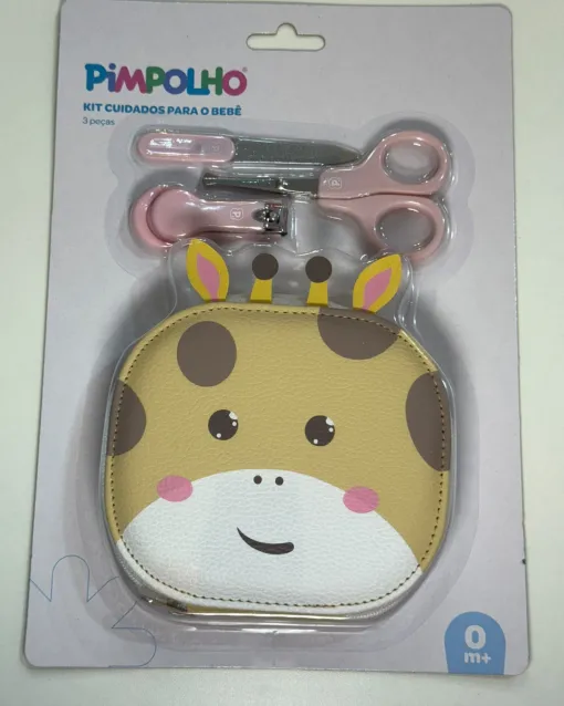 Kit de Cuidados Pimpolho - 3 peças - Girafa