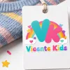 Blusa de tricô listrada com etiqueta Vicente Kids