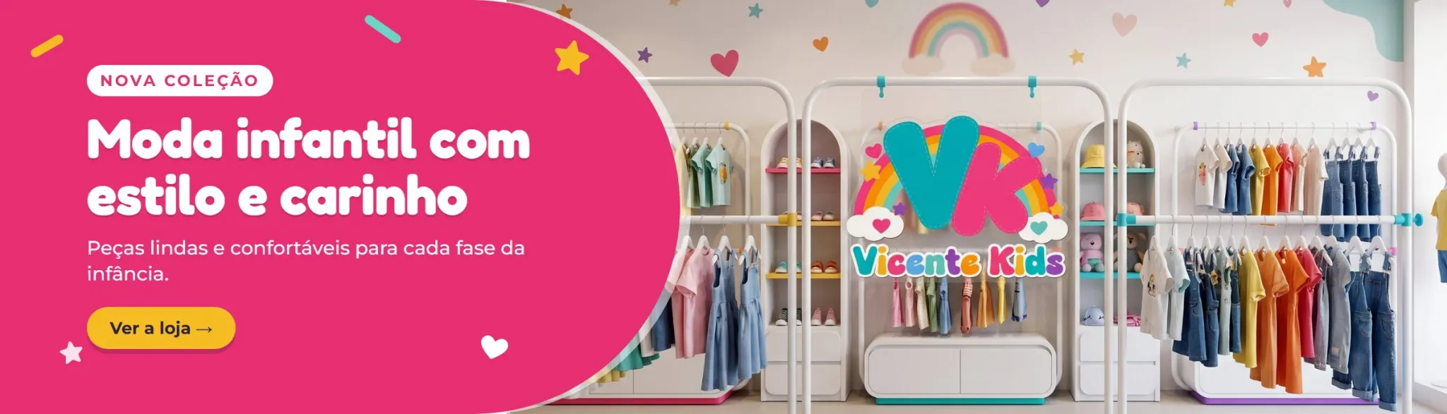 Moda infantil com estilo e carinho
